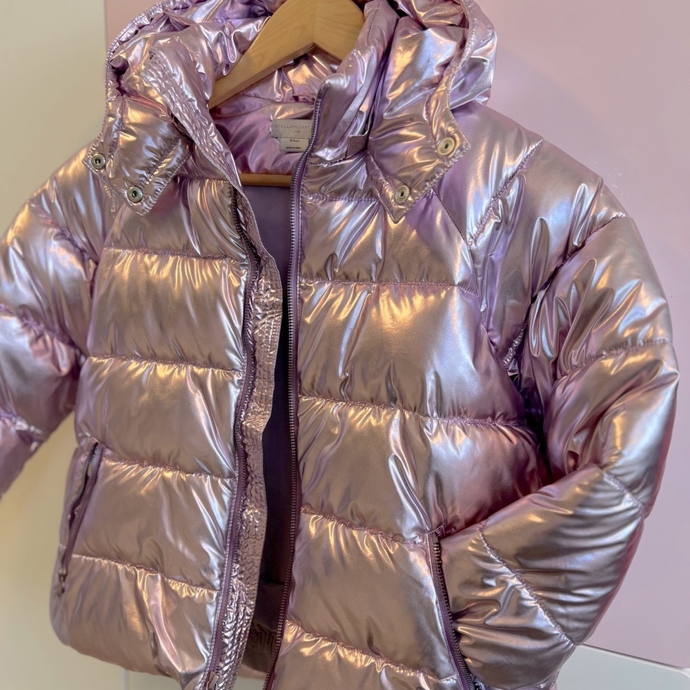 Stella McCartney Puffer Metallic Jacket